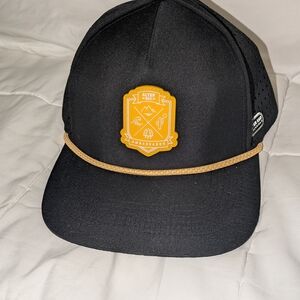 Black and Yellow Cap